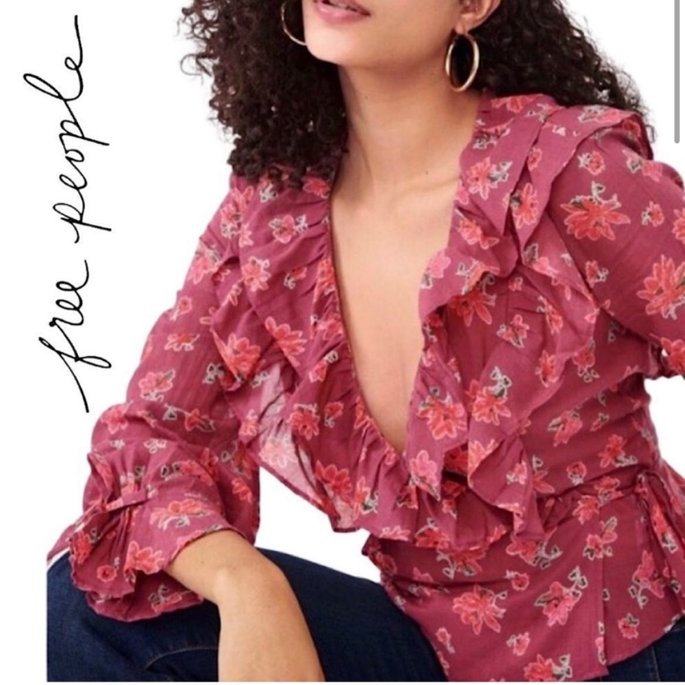 Free people wrap top